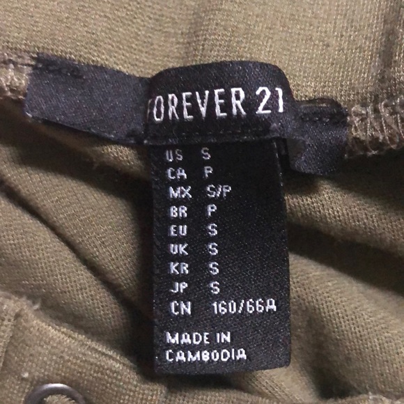 Forever 21 kaki lace skirt - Picture 3 of 3